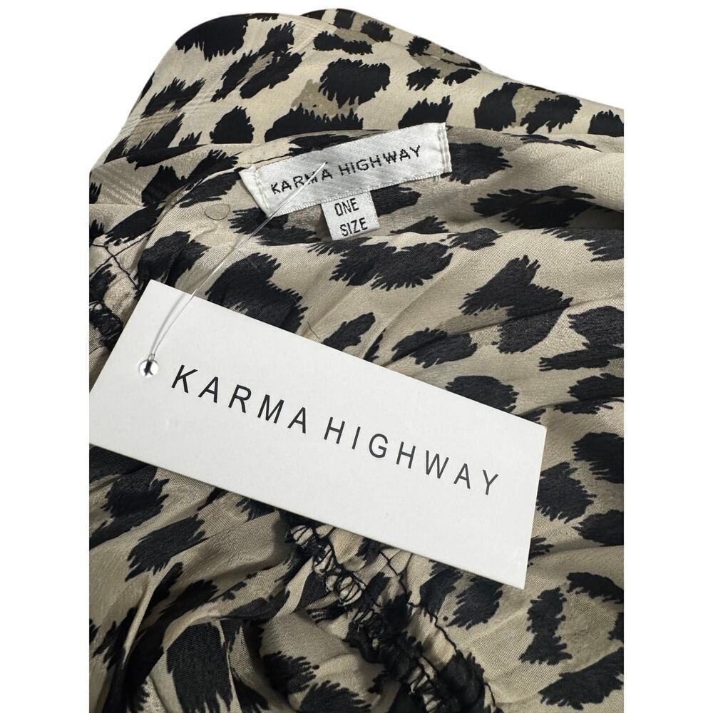 Karma Highway Leopard Print Maxi Dress – New With Tags – One Size - Picture 5 of 6
